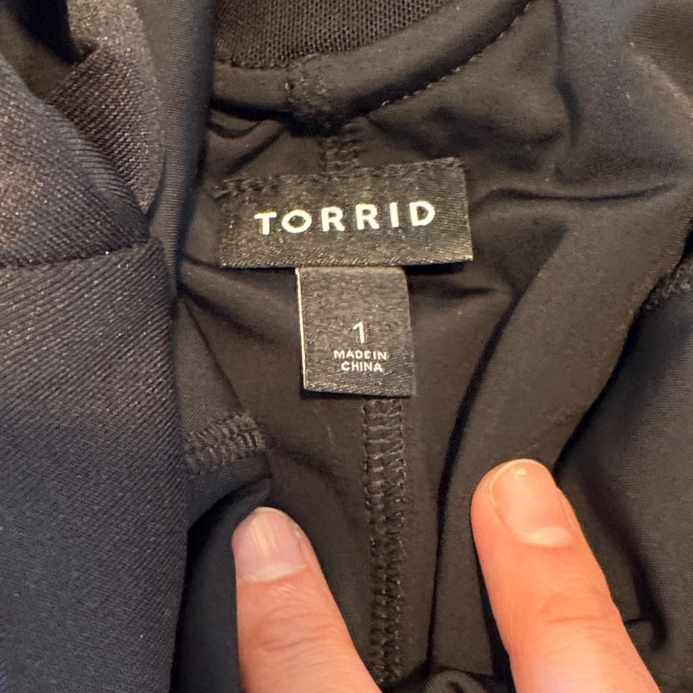 torrid Black Midi Dress with Sweetheart Neckline - Picture 2 of 4